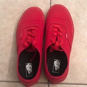 Red Vans